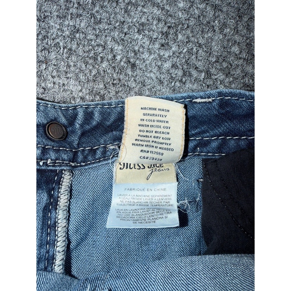 Miss Me JP6187B Boot Cut Womens Jeans Embroidered Cross and Rhinestones Size 34 - Picture 11 of 12
